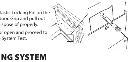 Removing the locking pin