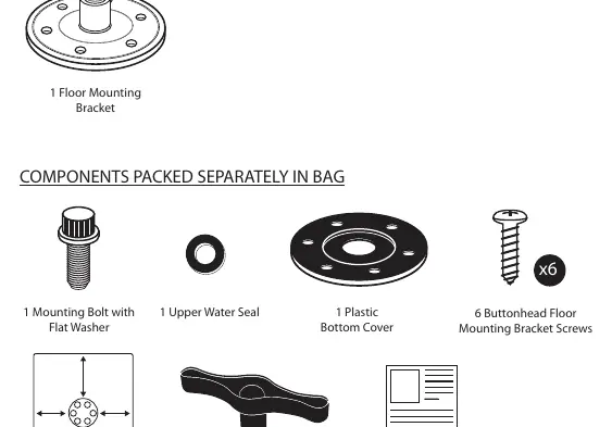 Mounting hardware components