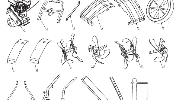 Contents included for assembly