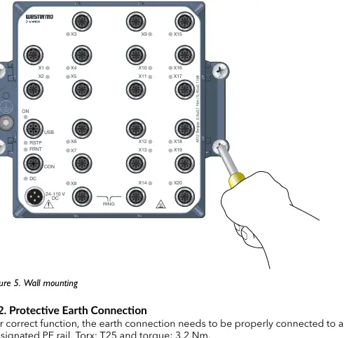 Wall mounting