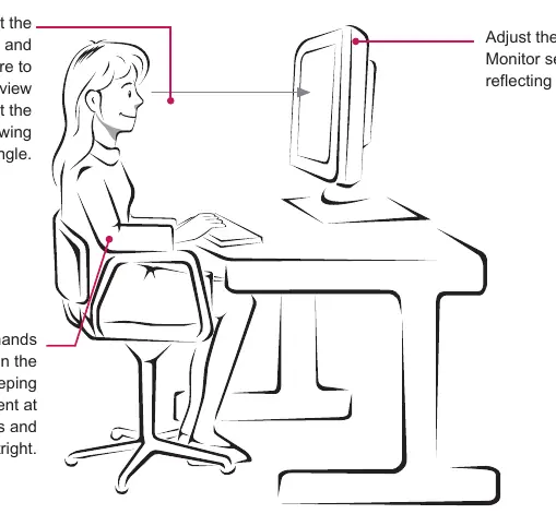 Ergonomic posture guide