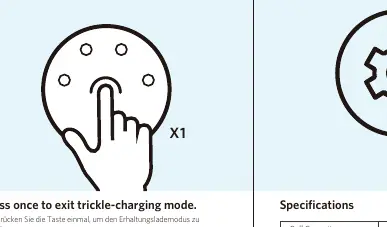 Exiting trickle-charging mode