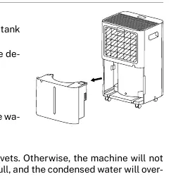 Continuous drainage setup