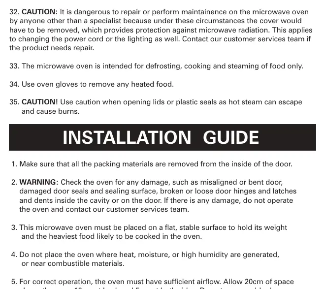 Installation diagram from the manual
