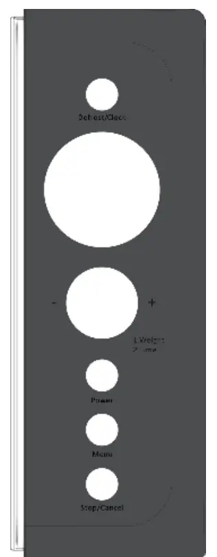 Control panel layout