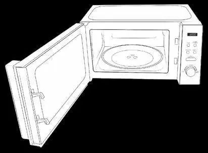 Microwave parts diagram