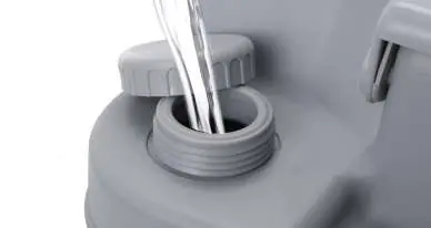 Filling the water tank