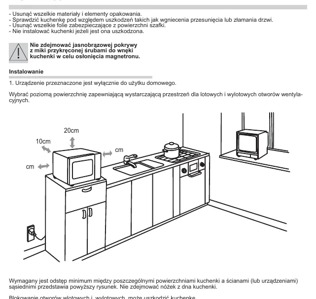 Installation diagram from the manual