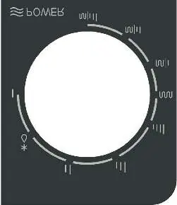 Power selector knob