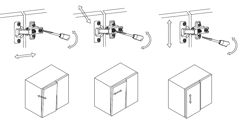 Hinge adjustment mechanism
