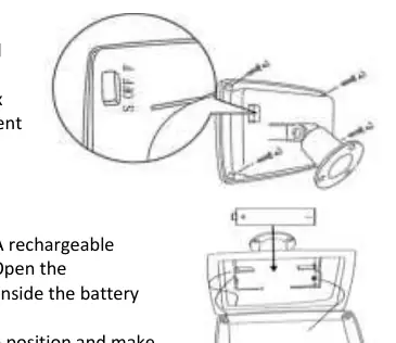 Battery compartment and switch location