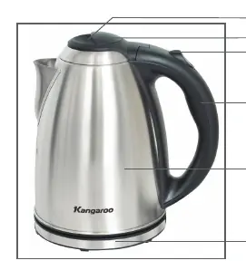 Kangaroo KG 20SK3 Water Kettle parts diagram