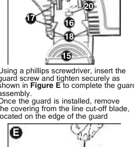 Guard assembly (Figure D)