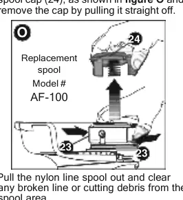 Spool removal (Figure O)