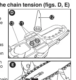 Chain tensioning