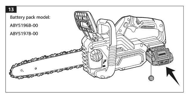 Attaching the battery pack