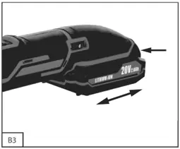 Fitting the battery