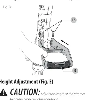 Attaching the auxiliary handle