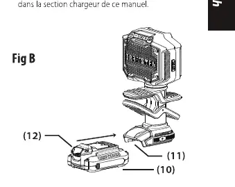 Battery insertion (Fig B)