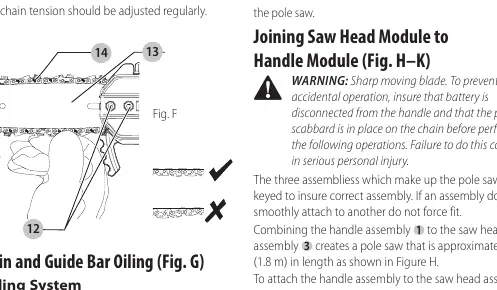 Checking chain tension