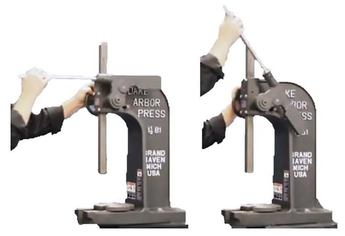 Proper handle position