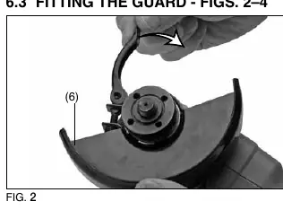 Fitting the guard (Fig 2)