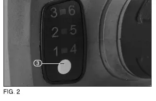 Speed control dial (Fig.2)