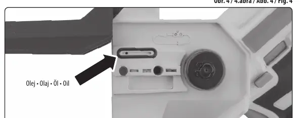 Fig 5: Oil outlet location