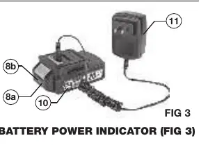 Charging the Battery (Fig 3)