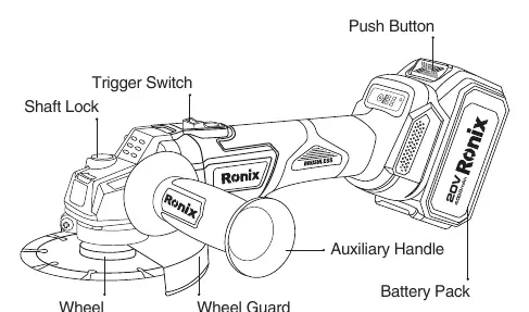 Part List diagram showing main components