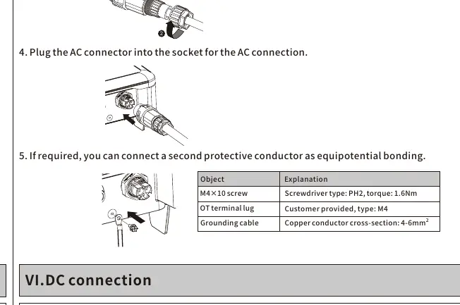 AC connector assembly