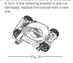 Replacing the blade