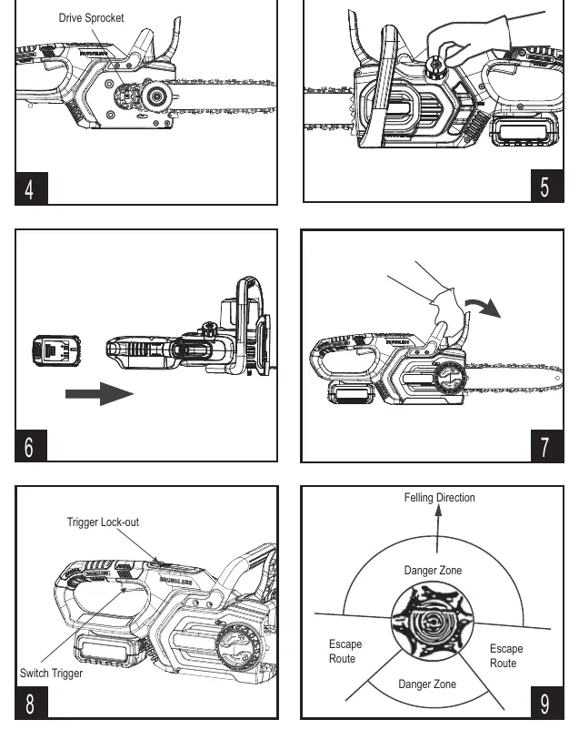Trigger and lock-out controls