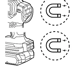 Using the integrated magnets