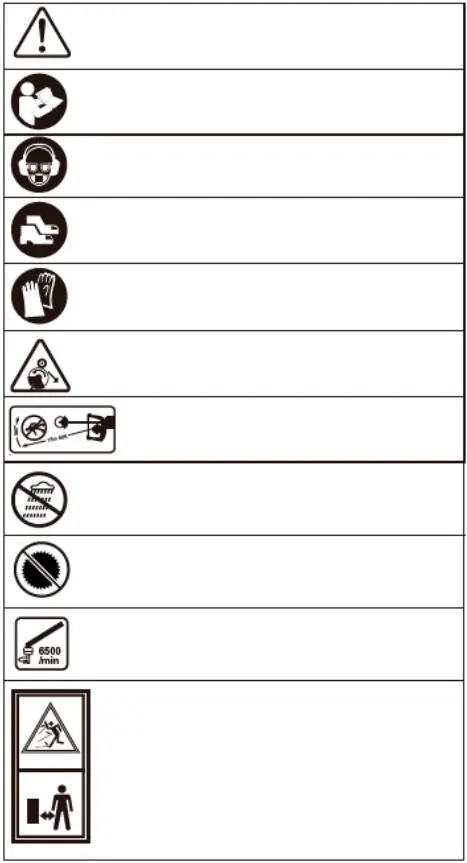 Safety symbols for correct use