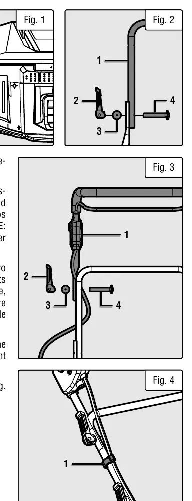 Handle assembly steps