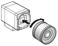 Lens mounting procedure