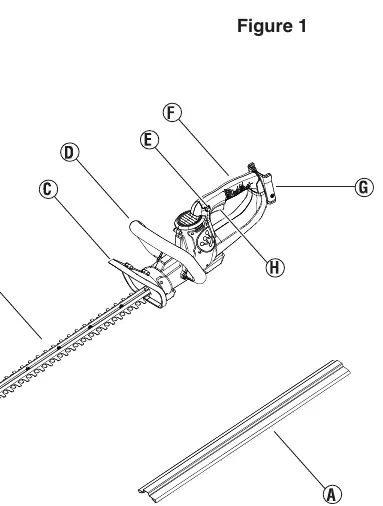 Hedge Trimmer Components Diagram