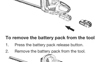 Battery pack installation and removal