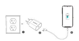 Connection diagram for the wall charger
