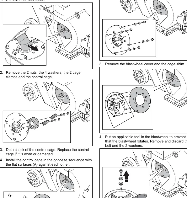 Control cage removal