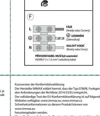 Wiring diagram for the floodlight.