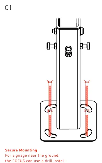 Ground mount installation procedure.