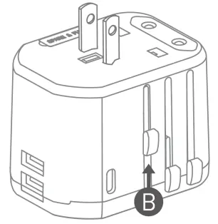 USA plug configuration.