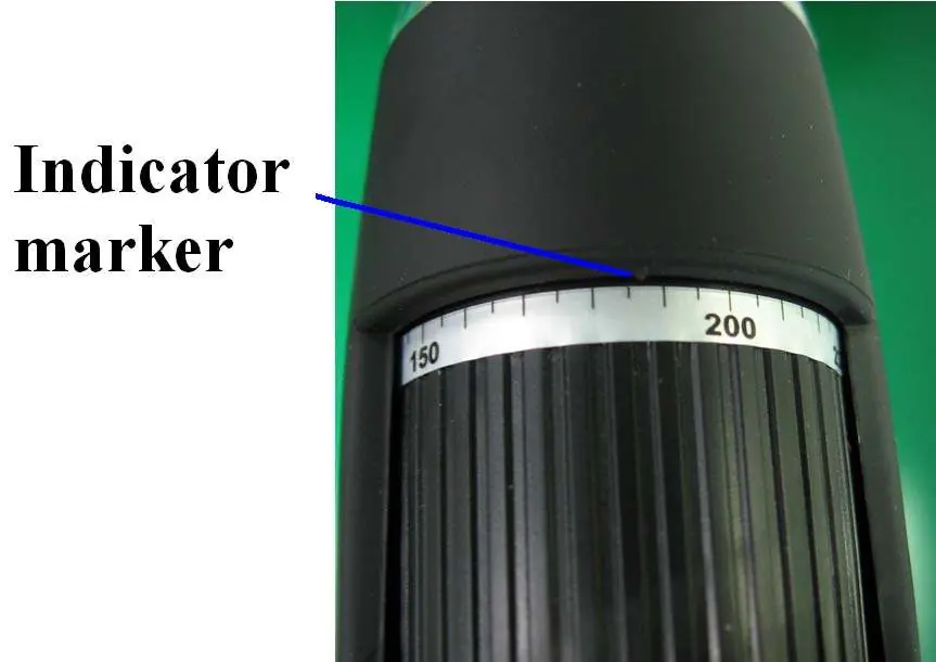 Indicator marker for calibration