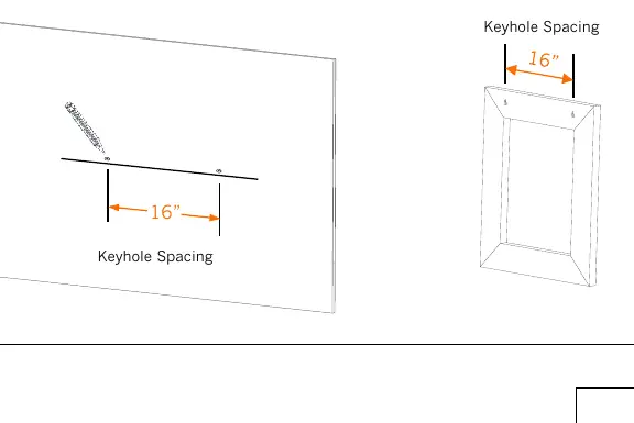 Marking hole spacing and installing anchors.