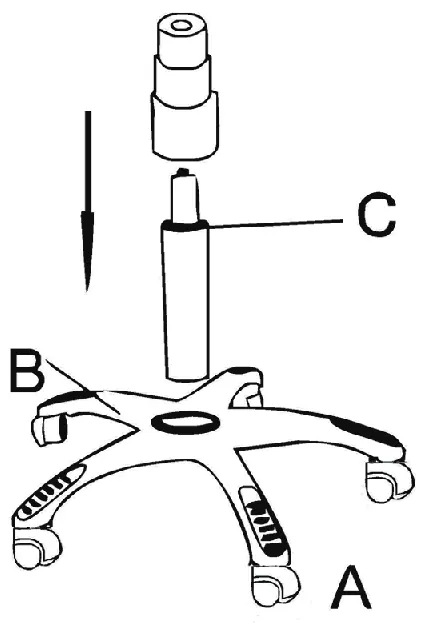Base and gas lift assembly
