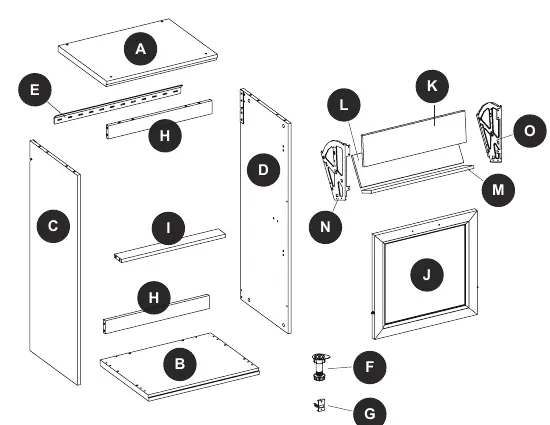 Parts identification diagram