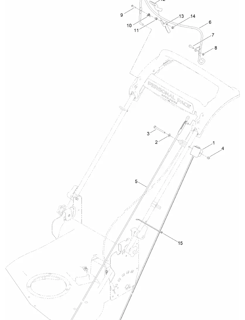 Handle Control Assembly Diagram