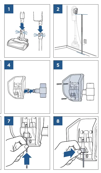 Wall mount installation steps